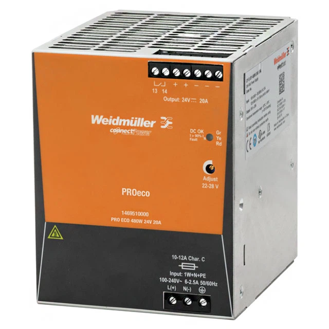 Weidmuller Pro Eco 480W 24V 20A 1469510000